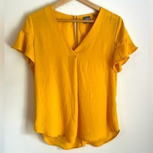 Soho Jeans Yellow Blouse